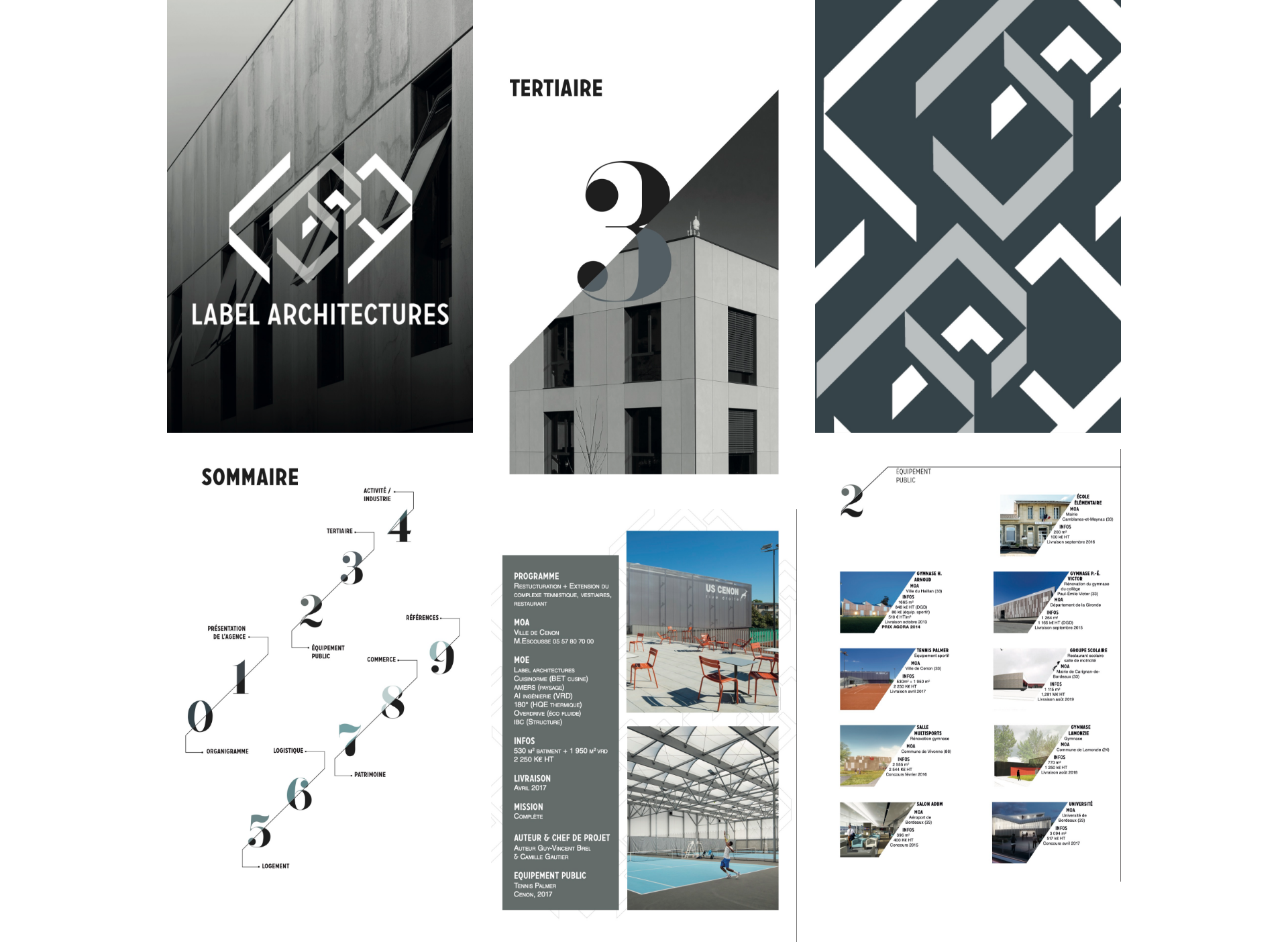 Visuel du site internet de Label Architecture